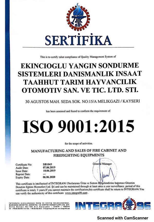 ISO 9001:2015 Belges..