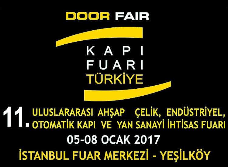 Kapı Sektörü’nün İhtisas Fuarı Door Fair Turkey,İstanbul’da Gerçekleşecek
